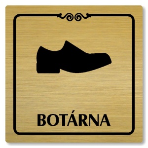 Botárna, 100x100mm, zlatá, Texas